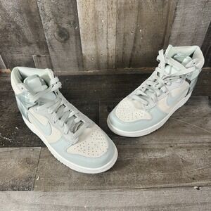 Nike Dunk High GS Tartan DV1724-100 Plaid White/Light Green SZ 6